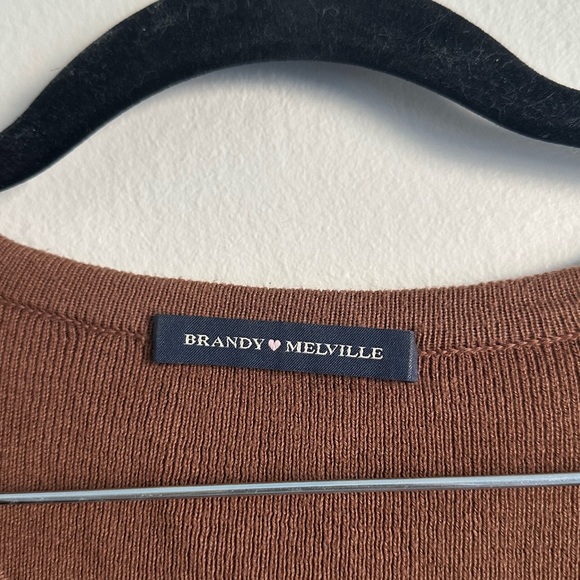 Brandy Melville Brown Cardigan - Picture 3 of 3